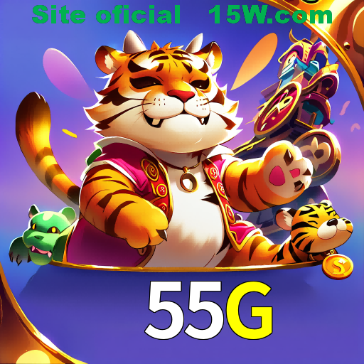 Imagem promocional da 55G mostrando a plataforma e suas vantagens